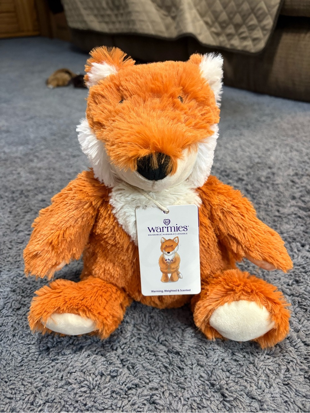 NWT Fox Lavender Scented Warmies- can be heated up in the microwave for ailments